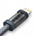 Baseus Dynamic Series USB-C to Lightning Cable PD 20W (CALD000016) - USB-C към Lightning кабел за Apple устройства с Lightning порт (100 см) (сив) 8