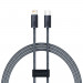 Baseus Dynamic Series USB-C to Lightning Cable PD 20W (CALD000016) - USB-C към Lightning кабел за Apple устройства с Lightning порт (100 см) (сив) 1