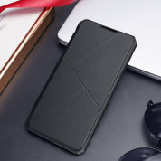 Dux Ducis Skin Pro Case - кожен калъф с поставка и отделение за кр. карти за Samsung Galaxy A73 (черен) 9