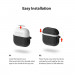 Ringke AirPods 3 Ice Box Case - силиконов удароустойчив калъф с карабинер за Apple AirPods 3 (червен) 6