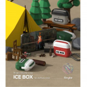 Ringke AirPods 3 Ice Box Case - силиконов удароустойчив калъф с карабинер за Apple AirPods 3 (червен) 9