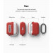 Ringke AirPods 3 Ice Box Case - силиконов удароустойчив калъф с карабинер за Apple AirPods 3 (червен) 7