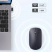 Ugreen Silent Wireless Mouse 2.4G - ергономична безжична мишка (за Mac и PC) (черна) 5
