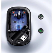 Ugreen Silent Wireless Mouse 2.4G - ергономична безжична мишка (за Mac и PC) (черна) 6