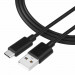 Tactical Smooth Thread USB-A to USB-C Cable 12W - USB кабел за устройства с USB-C порт (30 см) (черен) 1