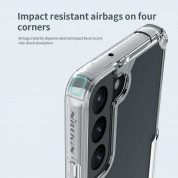 Nillkin Nature TPU Pro Case - хибриден удароустойчив кейс с Samsung Galaxy S22 (син) 5