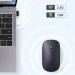 Ugreen Silent Wireless Mouse 2.4G - ергономична безжична мишка (за Mac и PC) (сив) 5