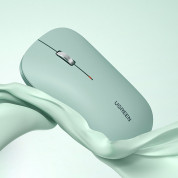 Ugreen Silent Wireless Mouse 2.4G - ергономична безжична мишка (за Mac и PC) (сив) 5