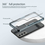 Nillkin Nature TPU Pro Case - хибриден удароустойчив кейс с Samsung Galaxy S22 Plus (син) 7