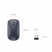 Ugreen Silent Wireless Mouse 2.4G - ергономична безжична мишка (за Mac и PC) (зелен) 13
