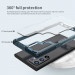 Nillkin Nature TPU Pro Case - хибриден удароустойчив кейс с Samsung Galaxy S22 Ultra (син) 8