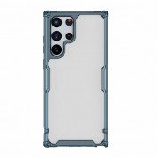 Nillkin Nature TPU Pro Case - хибриден удароустойчив кейс с Samsung Galaxy S22 Ultra (син)