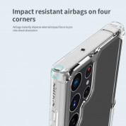 Nillkin Nature TPU Pro Case - хибриден удароустойчив кейс с Samsung Galaxy S22 Ultra (син) 5