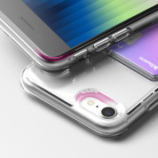 Ringke Fusion Card Case - хибриден удароустойчив кейс с джоб за кредитна карта за iPhone SE (2022), iPhone SE (2020), iPhone 8, iPhone 7 (прозрачен) 3