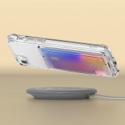 Ringke Fusion Card Case - хибриден удароустойчив кейс с джоб за кредитна карта за iPhone SE (2022), iPhone SE (2020), iPhone 8, iPhone 7 (прозрачен) 7