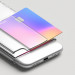 Ringke Fusion Card Case - хибриден удароустойчив кейс с джоб за кредитна карта за iPhone SE (2022), iPhone SE (2020), iPhone 8, iPhone 7 (прозрачен) 7