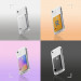 Ringke Fusion Card Case - хибриден удароустойчив кейс с джоб за кредитна карта за iPhone SE (2022), iPhone SE (2020), iPhone 8, iPhone 7 (прозрачен) 11