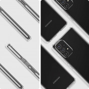 Spigen Liquid Crystal Case - тънък качествен силиконов (TPU) калъф за Samsung Galaxy A53 5G (прозрачен)  3