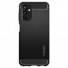 Spigen Rugged Armor Case - тънък качествен силиконов (TPU) калъф за Samsung Galaxy A13 4G (черен) 2