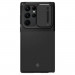 Spigen Optik Armor Case - тънък качествен силиконов (TPU) калъф с капак за камерата за Samsung Galaxy S22 Ultra (черен) 4