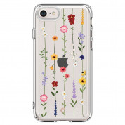 Spigen Cyrill Cecile Case Flower Garden  for iPhone SE (2022), iPhone SE (2020), iPhone 8, iPhone 7 (rose floral) 3