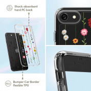 Spigen Cyrill Cecile Case Flower Garden  for iPhone SE (2022), iPhone SE (2020), iPhone 8, iPhone 7 (rose floral) 14