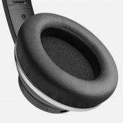 Ausdom Active Noise Cancelling Wireless Over-Ear Headphones - безжични блутут слушалки с микрофон за мобилни устройства с Bluetooth (черен-червен) 3