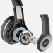 Ausdom Active Noise Cancelling Wireless Over-Ear Headphones - безжични блутут слушалки с микрофон за мобилни устройства с Bluetooth (черен-червен) 5