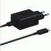 Samsung Power Delivery 3.0 45W Wall Charger EP-T4510XBEGEU - захранване за ел. мрежа с USB-C изход и USB-C кабел (черен) (retail опаковка) 1