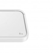 Samsung Wireless Charging Pad EP-P2400BB 15W - поставка (пад) с бързо безжично зареждане за Samsung смартфони и Qi съвместими устройства (бял) 4