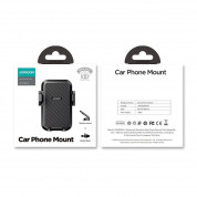Joyroom Mechanical Car Phone Holder For Dashboard Air Vent Grille - универсална разтягаща се поставка за таблото, стъклото или радиатора на кола за смартфони с дисплей от 4 до 7 инча (черен) 9