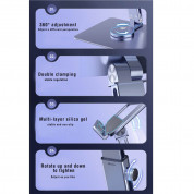4smarts Ergofix H360 Folding Aluminum Desktop Stand - сгъваема алуминиева поставка за мобилни телефони и таблети до 13 инча (тъмносив) 5