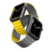 Uniq Revix Silicone Magnetic Strap - двулицева магнитна силиконова каишка за Apple Watch 42мм, 44мм, 45мм, Ultra 49мм (жълт-сив) 1
