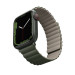 Uniq Revix Silicone Magnetic Strap - двулицева магнитна силиконова каишка за Apple Watch 42мм, 44мм, 45мм, Ultra 49мм (зелен-кафяв) 2