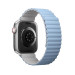 Uniq Revix Silicone Magnetic Strap - двулицевва магнитна силиконова каишка за Apple Watch 38мм, 40мм, 41мм (бял-син) 5
