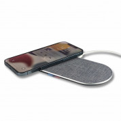 4smarts Wireless Charger VoltBeam Twin 2x15W - двойна поставка (пад) за безжично зареждане на Qi съвместими мобилни устройства (сребрист)
