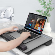 4smarts ErgoFix WorkPillow - ерногномична поставка за MacBook или лаптоп, таблет и телефон (сребрист) 6