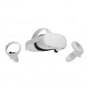 Oculus Quest 2 VR Headset 128GB - иновативни очилa за виртуална реалност с контролери за самостоятелно използване (128 GB) (бял)