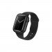 Uniq Legion Apple Watch Case 41mm - качествен твърд кейс с вграден стъклен протектор за дисплея на Apple Watch 7 41мм (черен) 1