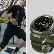 Tech-Protect Scout Pro Case - удароустойчив TPU кейс с вградена силиконова каишка за Samsung Galaxy Watch 4 Classic 46mm (черен) 5