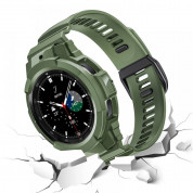 Tech-Protect Scout Pro Case - удароустойчив TPU кейс с вградена силиконова каишка за Samsung Galaxy Watch 4 Classic 46mm (черен) 3