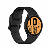 Puro Classic Leather Band 20mm - кожена каишка от естествена кожа за Samsung Galaxy Watch, Huawei Watch, Xiaomi, Garmin и други часовници с 20мм захват (черен)