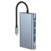 Tech-Protect USB-C Hub 7-in-1 v6 - мултифункционален хъб за свързване на допълнителна периферия за устройства с USB-C (тъмносив) 5