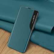 Tech-Protect Smart View Leather Flip Case - кожен калъф, тип портфейл за Samsung Galaxy M23 5G (черен) 6
