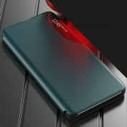 Tech-Protect Smart View Leather Flip Case - кожен калъф, тип портфейл за Samsung Galaxy M23 5G (черен) 4