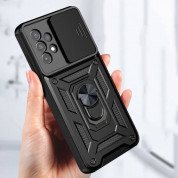 Tech-Protect CamShield Pro Hard Case - хибриден удароустойчив кейс с пръстен против изпускане за Samsung Galaxy A53 5G (черен) 2