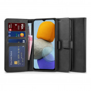 Tech-Protect Wallet Leather Flip Case - кожен калъф, тип портфейл за Samsung Galaxy M23 4G (черен)