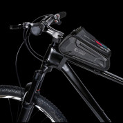 Tech-Protect XT5 Waterproof Bicycle Bag 1.2L - универсален удароустойчив калъф за рамката на колело (черен) 8