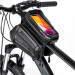 Tech-Protect XT6 Waterproof Bicycle Bag 1.2L - универсален удароустойчив калъф за рамката на колело (черен) 1
