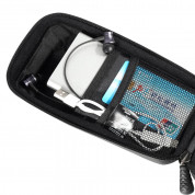 Tech-Protect XT3S Waterproof Bicycle Bag 0.6L - универсален удароустойчив калъф за колело за мобилни телефони (черен) 6